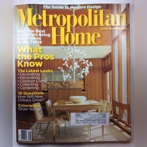 Metropolitan Home Magazine June 2006